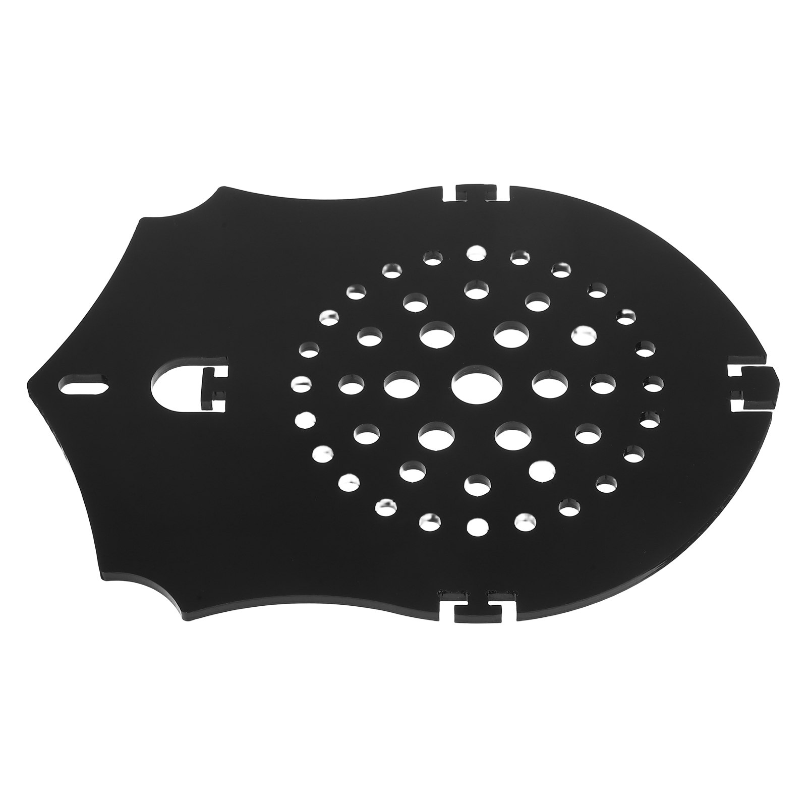 Vertical Planter - Placa de Montagem de Acrílico Preto