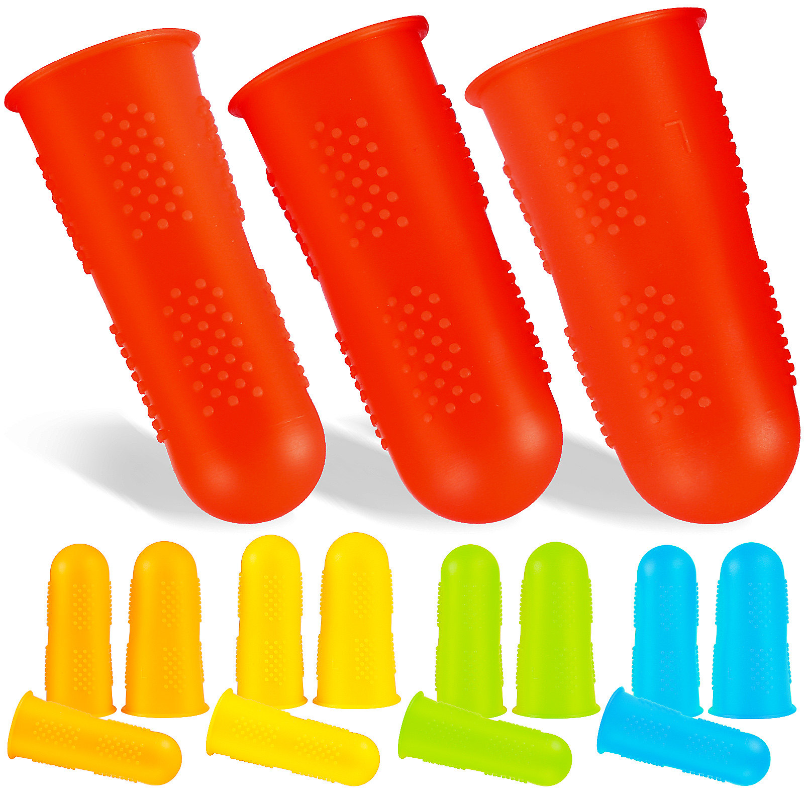 Garden Gloves - 15 protetores de dedos em silicone,