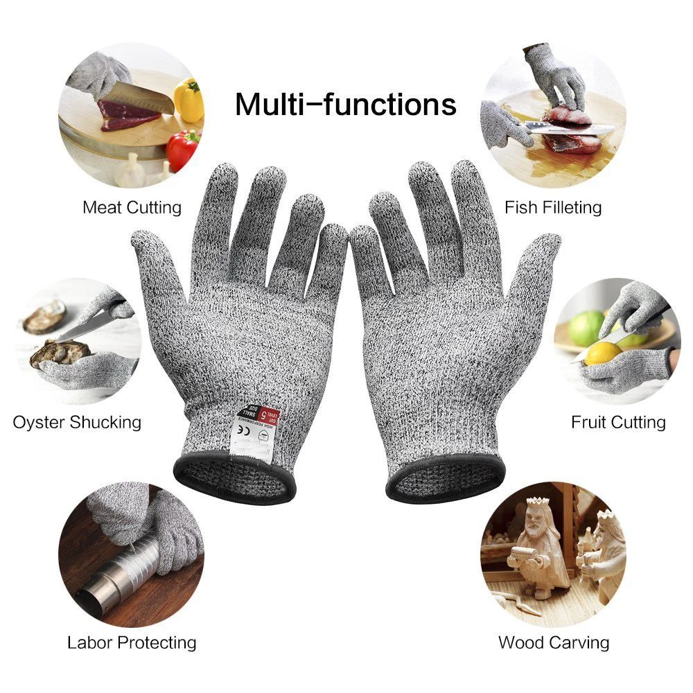 Garden Gloves - Luvas de Corte HPPE Nível 5,