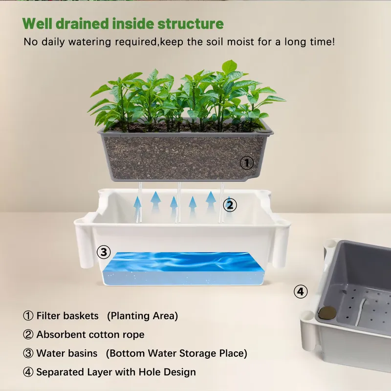 Jardim Vertical Móvel de 3 Nív - Indoor Herb Garden avaliação e preço