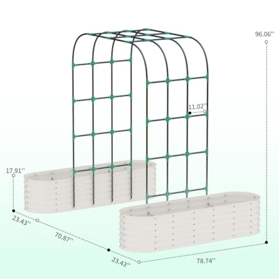 Canteiro elevado galvanizado c - Raised Garden Bed avaliação e preço