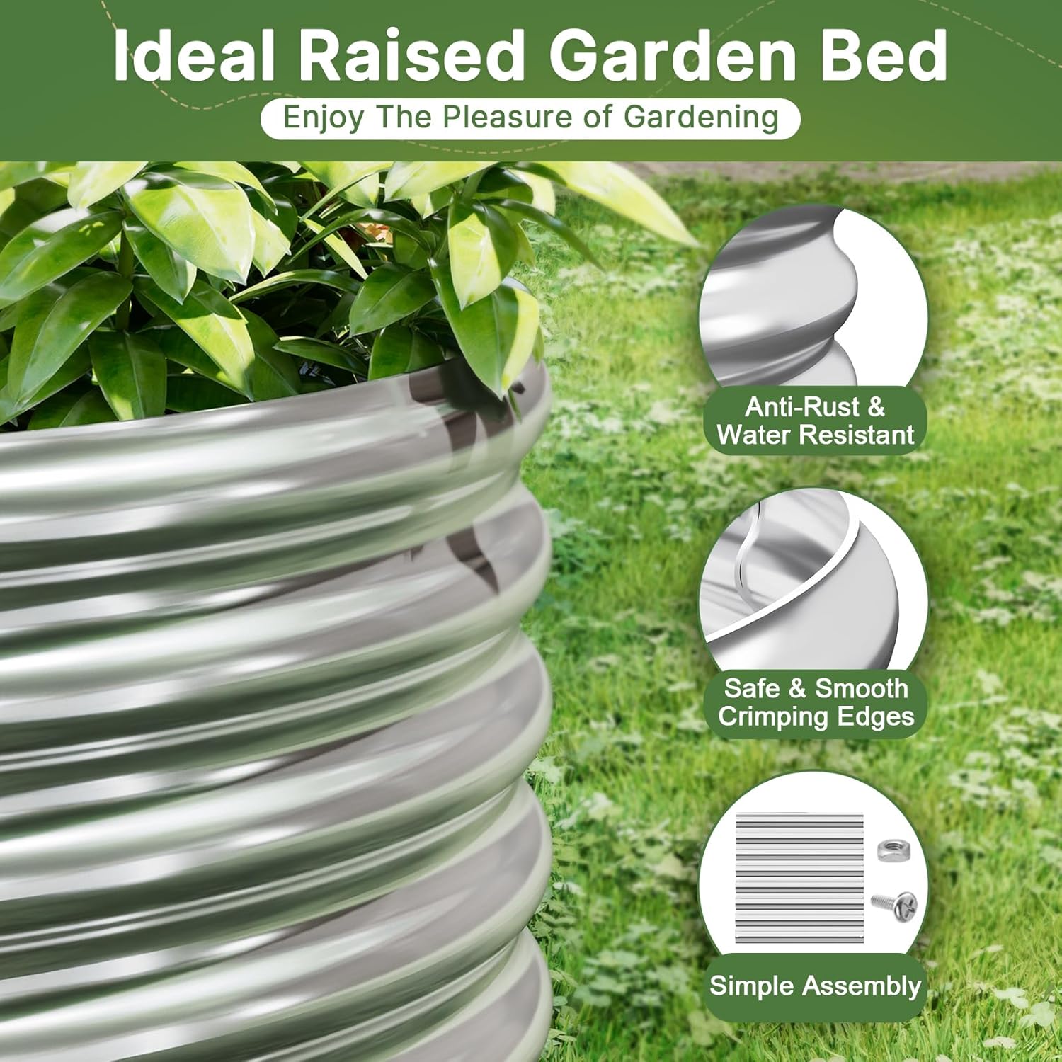 Jardinagem ao Ar Livre com 2 C - Raised Garden Bed avaliação e preço