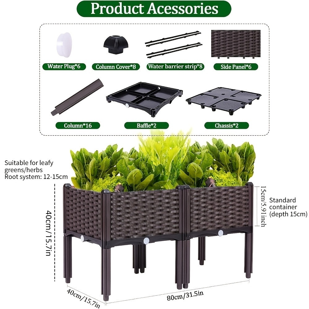 Canteiro Elevado para Jardim,  - Raised Garden Bed avaliação e preço