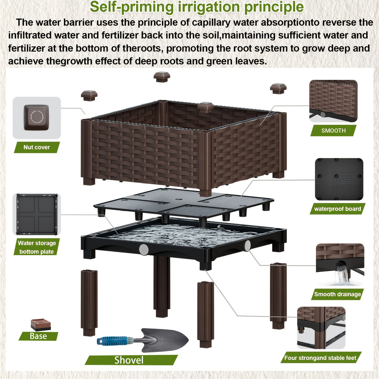 Canteiro Elevado para Jardim,  - Raised Garden Bed avaliação e preço